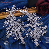 Bridal Wedding Tiara Rhinestone Headwear Crystal Hair Clip