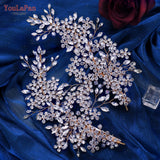 Bridal Wedding Tiara Rhinestone Headwear Crystal Hair Clip