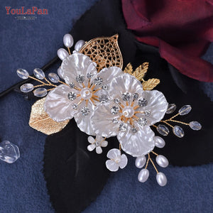 Delicate Flower Bridal Tiara Wedding Headdress Hair Clips