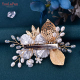 Delicate Flower Bridal Tiara Wedding Headdress Hair Clips