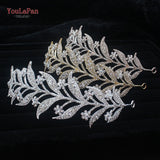 HP326 Zirconia Wedding Tiara for Bride Princess Tiara Headband Bridal Crown