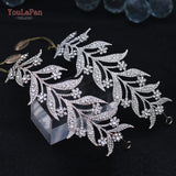 HP326 Zirconia Wedding Tiara for Bride Princess Tiara Headband Bridal Crown