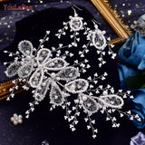 Pearl Beads Bridal Headpiece Tiara Wedding Hair Accessories
