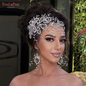 Pearl Beads Bridal Headpiece Tiara Wedding Hair Accessories