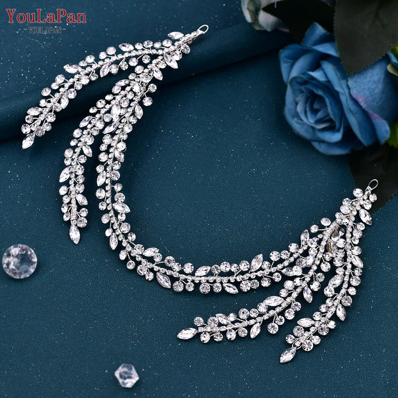 Bridal Tiara Headband Rhinestone Pageant Headdress Wedding Hair Accessories