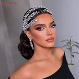 Bridal Tiara Headband Rhinestone Pageant Headdress Wedding Hair Accessories