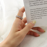 Stainless Steel Women's Zircon Ring 18K Colour BSA224