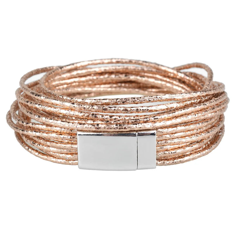Multilayer Leather Bracelets for Women with Charms Jewelry
