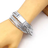 Multilayer Leather Bracelets for Women with Charms Jewelry