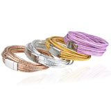 Multilayer Leather Bracelets for Women with Charms Jewelry