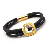 Gothic Rubber Bangle Charm Bracelet Hand Accessories for Women