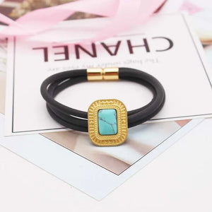 Gothic Rubber Bangle Charm Bracelet Hand Accessories for Women