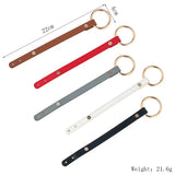 Explosive Ladies Leather Bracelet with Iron Charm