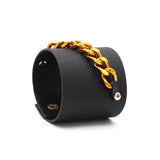 Wide Cuff Bracelet Vintage Punk Wristband Women's Jewelry
