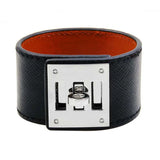 Wide Leather Cuff Bracelet for Women - Punk Statement Jewelry
