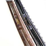 Rhinestone Bar Charm Bohemian Leather Women's Bracelet in 3 Colors