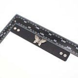 Gothic Style Leather Bracelet with Butterfly Charm