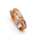 Multilayer Leather Bracelets Women Rope Chain Charms Jewelry