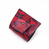 Serpentine Punk Leather Bracelets For Women Femme