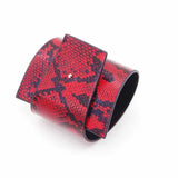 Serpentine Punk Leather Bracelets For Women Femme