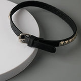 Vintage Leather Charm Gothic Spike Rivet Collar Pendant Necklaces