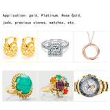 Rose Platinum Jewelry Glasses Watch Cloth