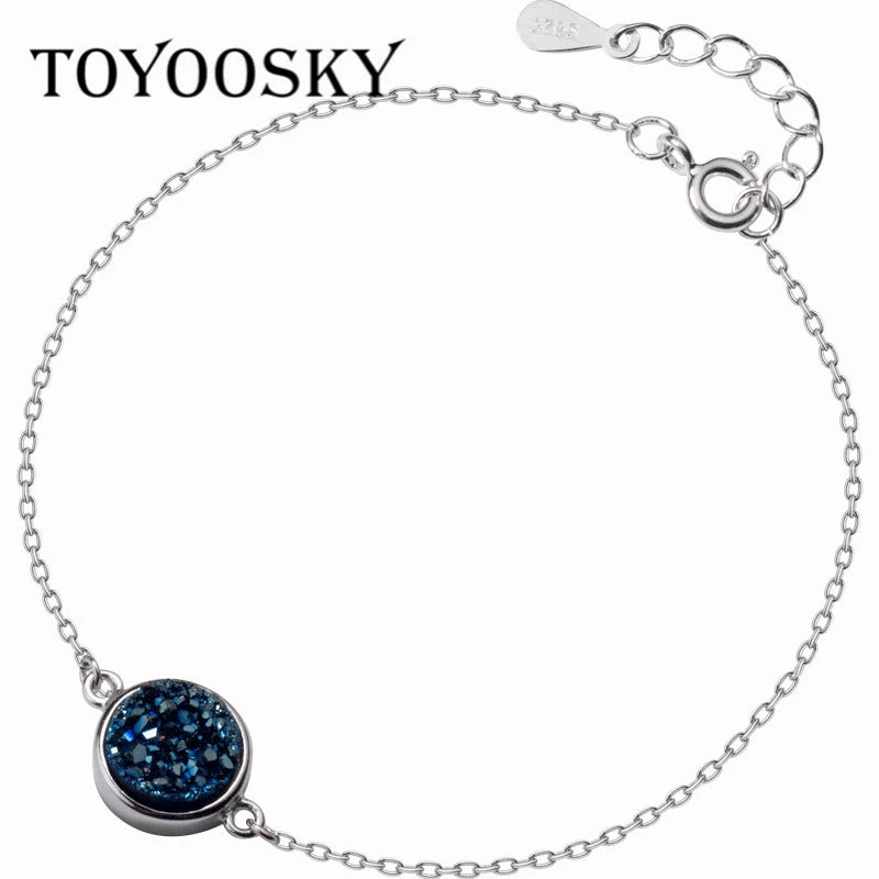 925 Silver Crystal Bracelet Sweet Hand Jewelry