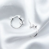 925 Silver Knot Shape Ear Clip Earrings for Women Girls Kids