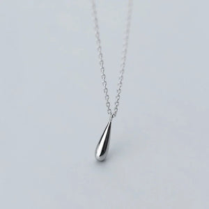 925 Silver Water Drop Necklace & Pendant