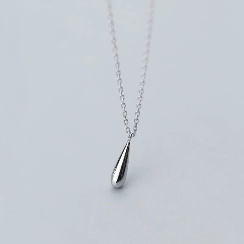 925 Silver Water Drop Necklace & Pendant