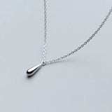 925 Silver Water Drop Necklace & Pendant