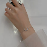 Moon Bracelet 925 Sterling Silver Women Fine Jewelry
