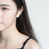 925 Silver Screw Stud Earrings Mini Minimalist Jewelry for Women Girls Kids