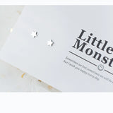 925 Silver Screw Stud Earrings Mini Minimalist Jewelry for Women Girls Kids