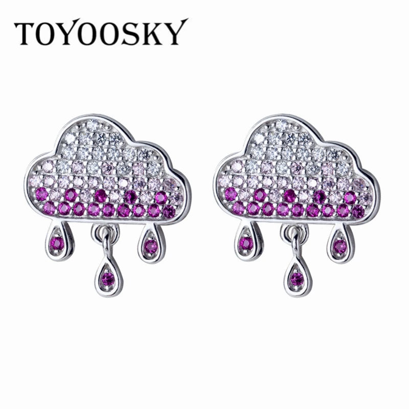 925 Sterling Silver Raindrop Earrings for Women