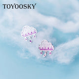 925 Sterling Silver Raindrop Earrings for Women