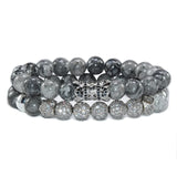 CZ Strand Bracelets Copper Jewelry Beaded Bangles