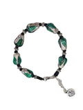Enamel Chinese Cabbage Wealth Bracelet for Prosperity