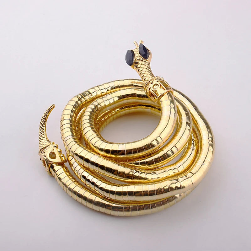 Punk Snake Necklace Size Adjustable Choker Fancy Women Necklace