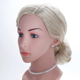 Bridal Crystal Rhinestone Choker Necklace Wedding Accessories