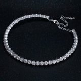 Bridal Crystal Rhinestone Choker Necklace Wedding Accessories