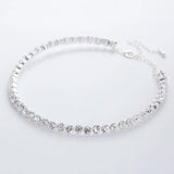 Bridal Crystal Rhinestone Choker Necklace Wedding Accessories