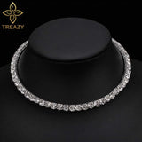 Bridal Crystal Rhinestone Choker Necklace Wedding Accessories
