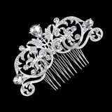 Pearl Crystal Floral Bridal Hair Combs Wedding Hair Jewelry