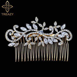 Charm Pearls Crystal Bridal Hair Comb