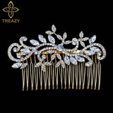 Charm Pearls Crystal Bridal Hair Comb