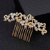 Crystal Pearls Hair Comb Bridal Hair Accessory