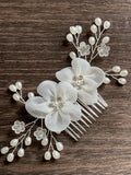 Pearl Beads Hair Combs Headwear Women Wedding