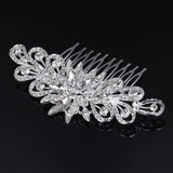 Crystal Flower Bridal Hair Combs Wedding Hair Clips