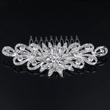 Crystal Flower Bridal Hair Combs Wedding Hair Clips